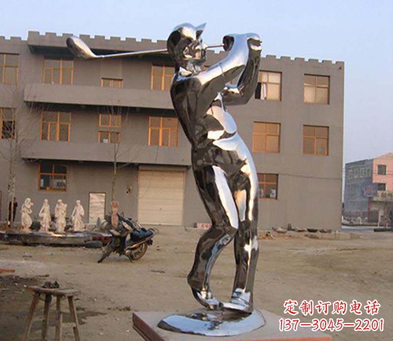 泉州不锈钢高尔夫雕塑