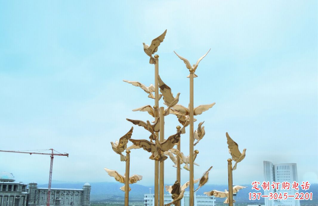 泉州鸽子雕塑,传承着美好的历史
