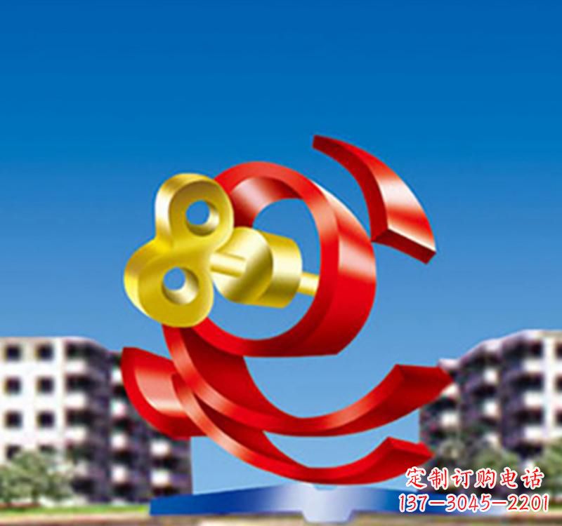 泉州不锈钢飘带雕塑给公园景观带来独特美感
