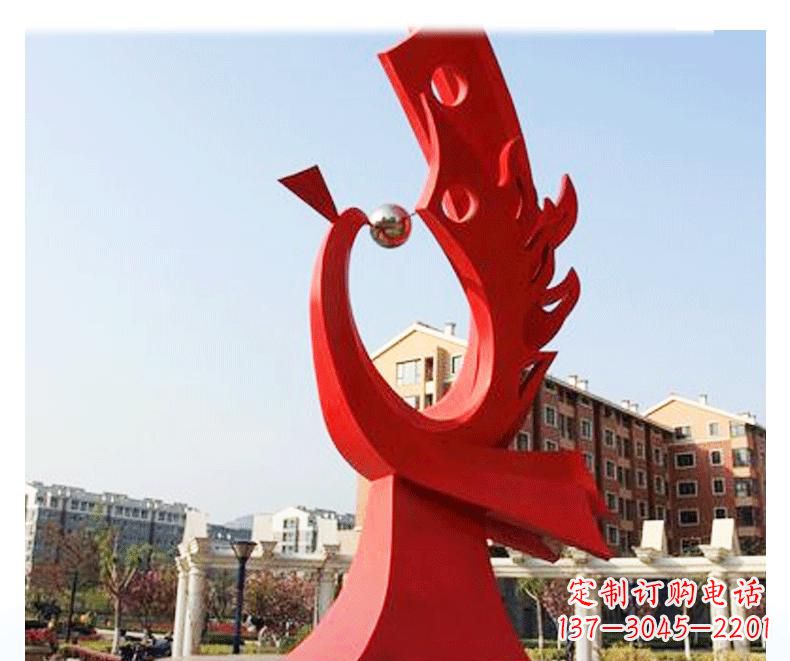 泉州不锈钢公园凤凰雕塑