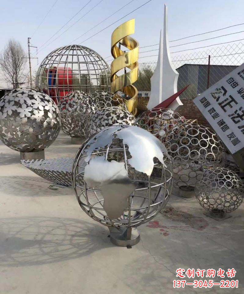 泉州不锈钢地球雕塑融合艺术与自然的完美结合