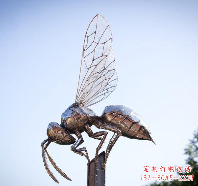 泉州不锈钢公园蜜蜂雕塑精彩纷呈的自然之美