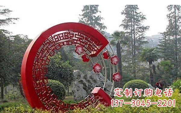 泉州不锈钢公园圆环雕塑——精美的艺术瑰宝