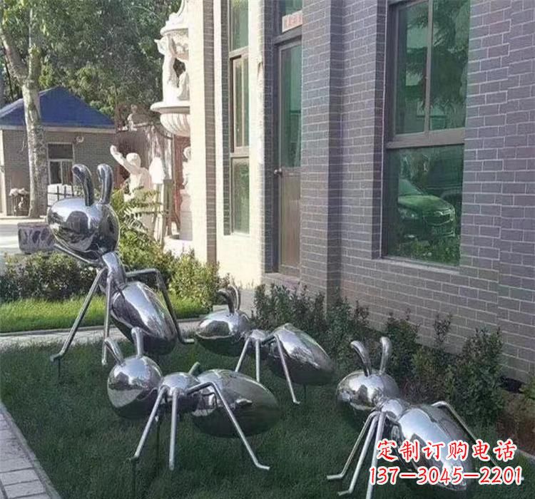 泉州不锈钢公园蚂蚁雕塑