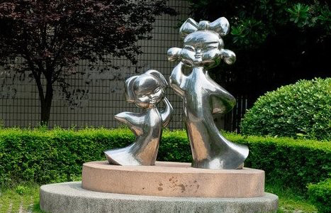泉州不锈钢古代儿童雕塑让每个孩子都有一个家