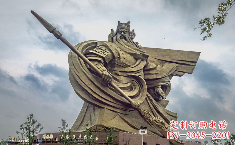 泉州不锈钢关公广场景观雕塑