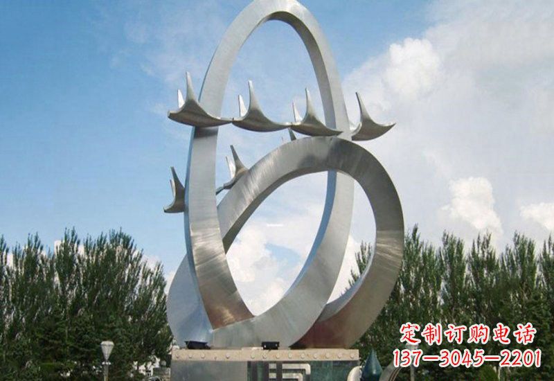 泉州不锈钢天鹅雕塑