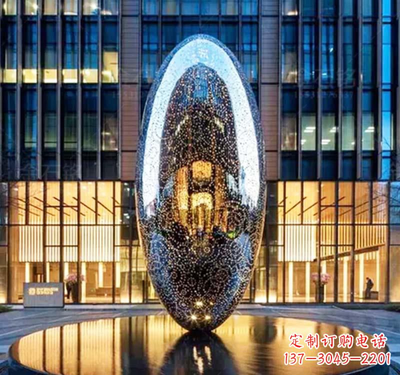 泉州不锈钢圆环雕塑抽象艺术的完美诠释