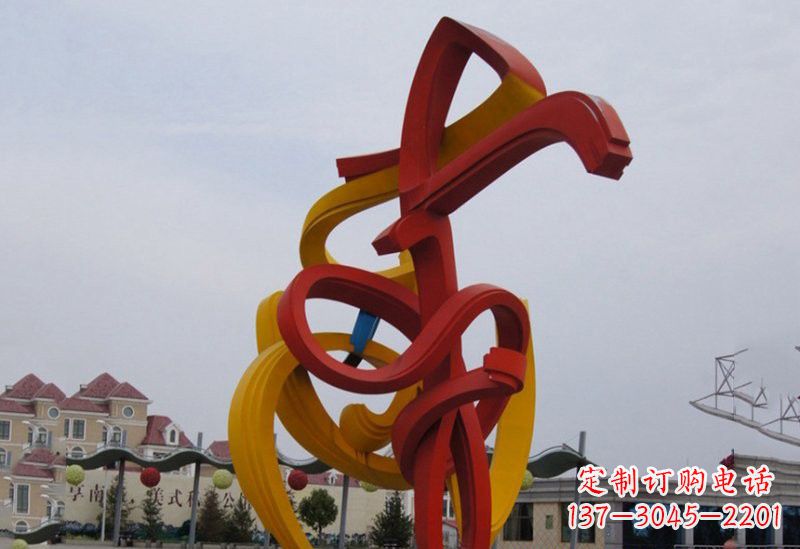 泉州不锈钢音符雕塑美妙的视觉音乐