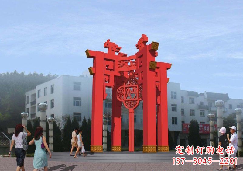泉州不锈钢灯笼雕塑——点亮城市美景