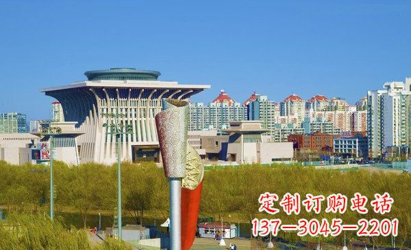 泉州不锈钢广场大型火炬雕塑