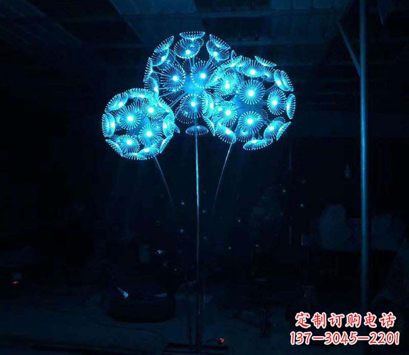 泉州不锈钢蒲公英雕塑——象征着美丽的自由