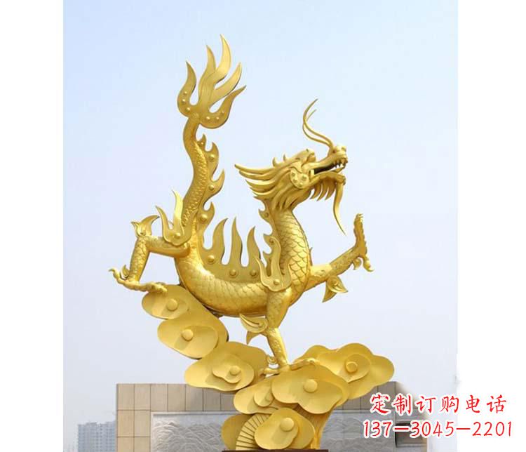 泉州不锈钢虎跃雕塑——传承英雄气概