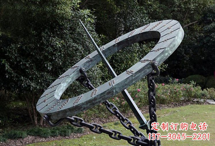 泉州不锈钢日晷雕塑精致的艺术符号