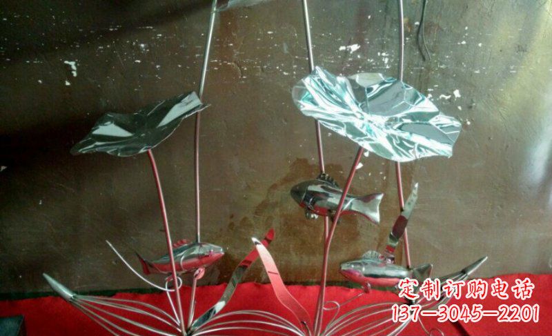泉州不锈钢荷花雕塑