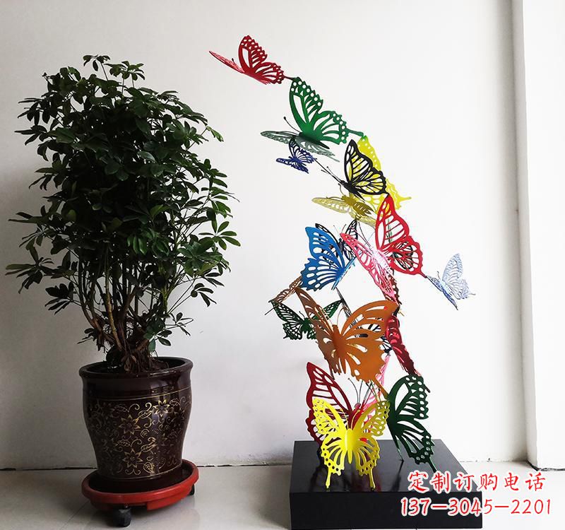 泉州不锈钢蝴蝶雕塑