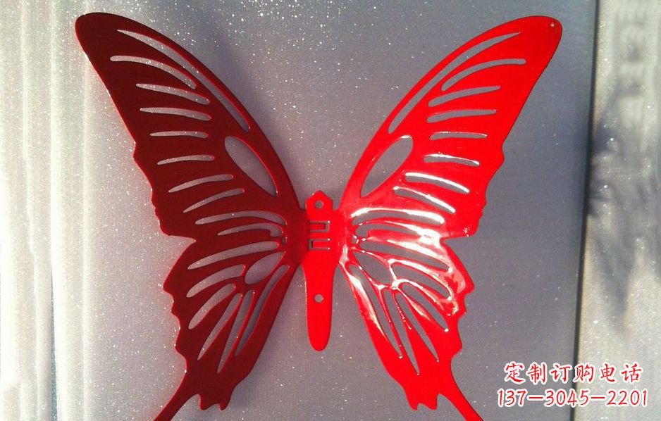 泉州不锈钢蝴蝶雕塑让蝴蝶飞跃展现灿烂美丽