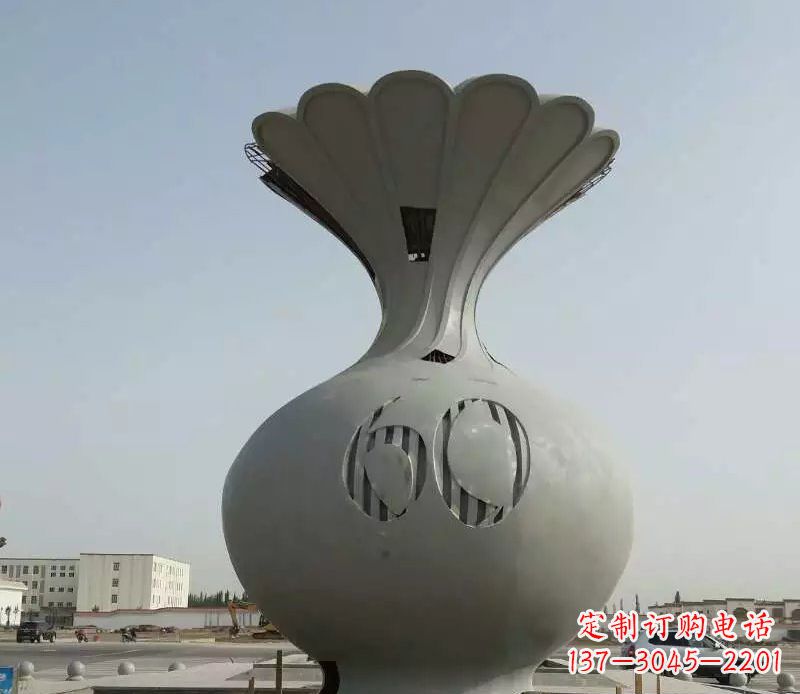 泉州不锈钢花篮雕塑