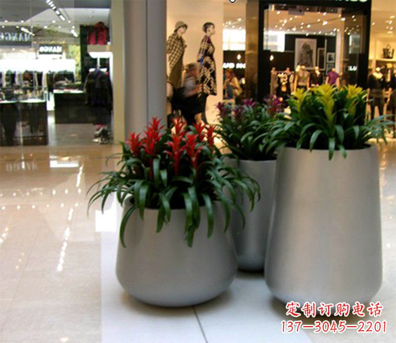 泉州不锈钢花盆雕塑2