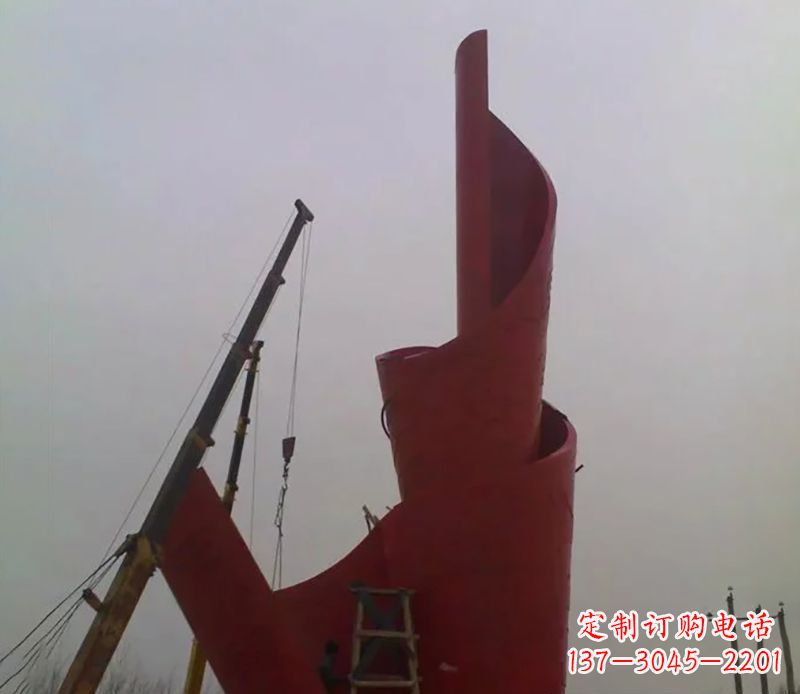 泉州不锈钢火炬雕塑