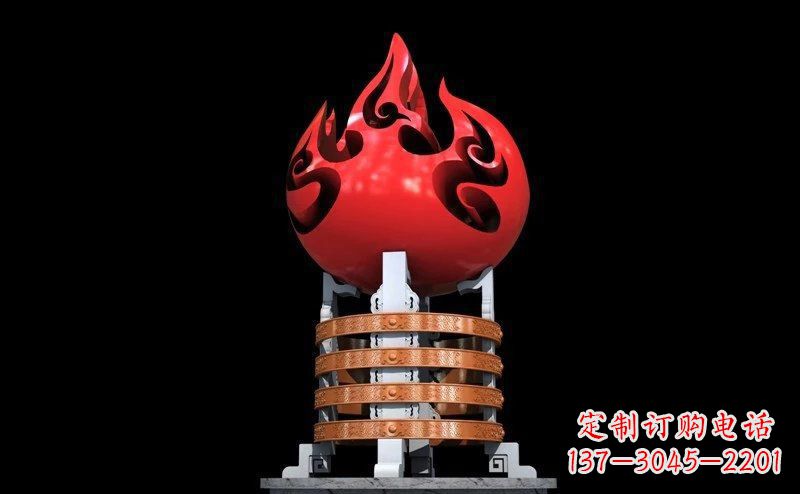 泉州不锈钢火炬广场雕塑