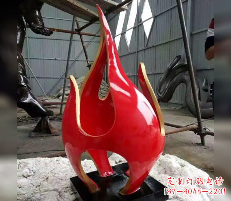 泉州不锈钢火龙果雕塑传承传统文化的艺术品