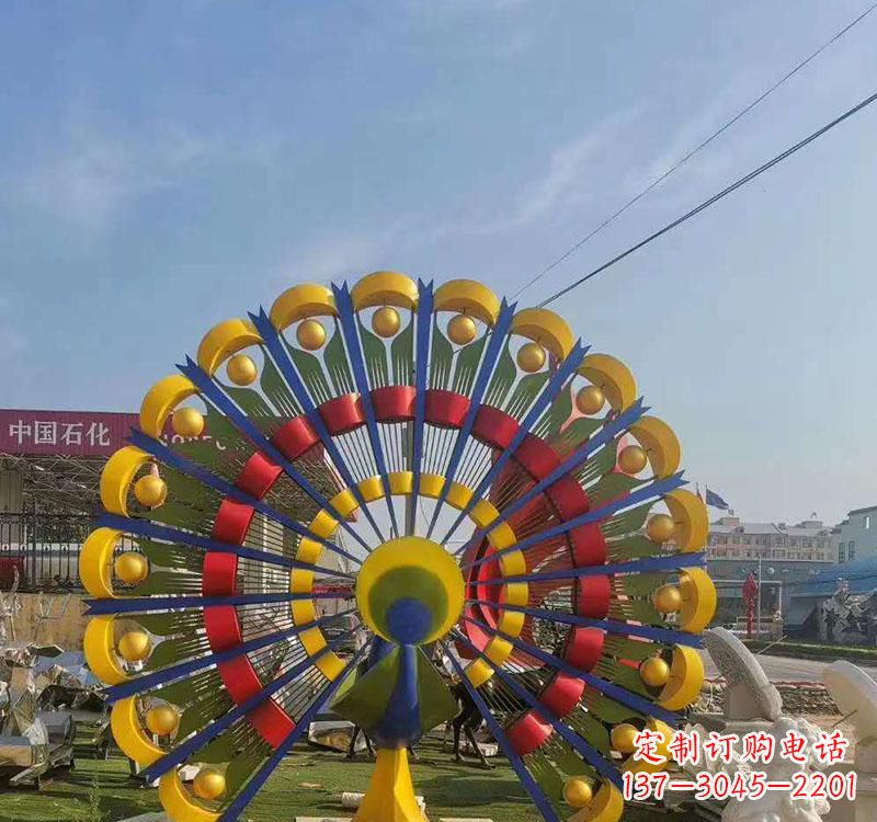 泉州不锈钢孔雀雕塑艺术的精美表达