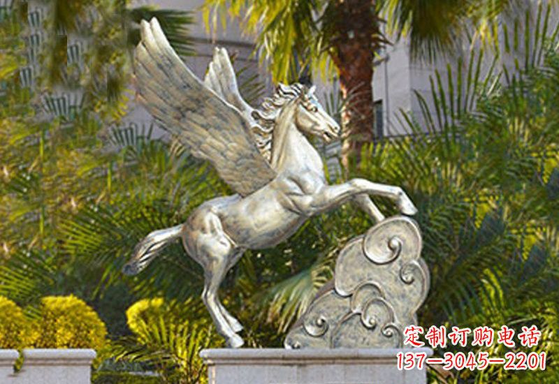 泉州不锈钢景区飞马雕塑