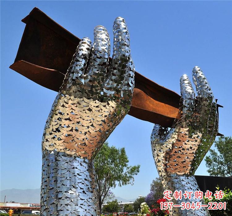 泉州不锈钢景区拱门雕塑