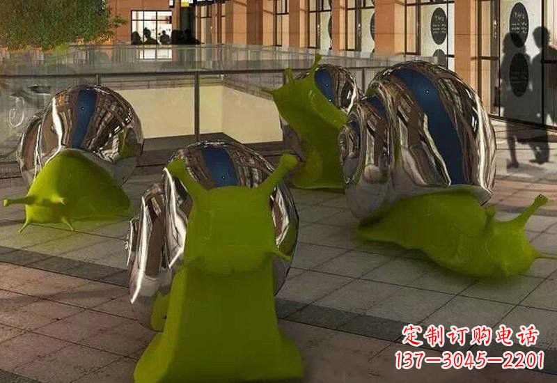 泉州不锈钢蜗牛雕塑融合现代技术与传统艺术