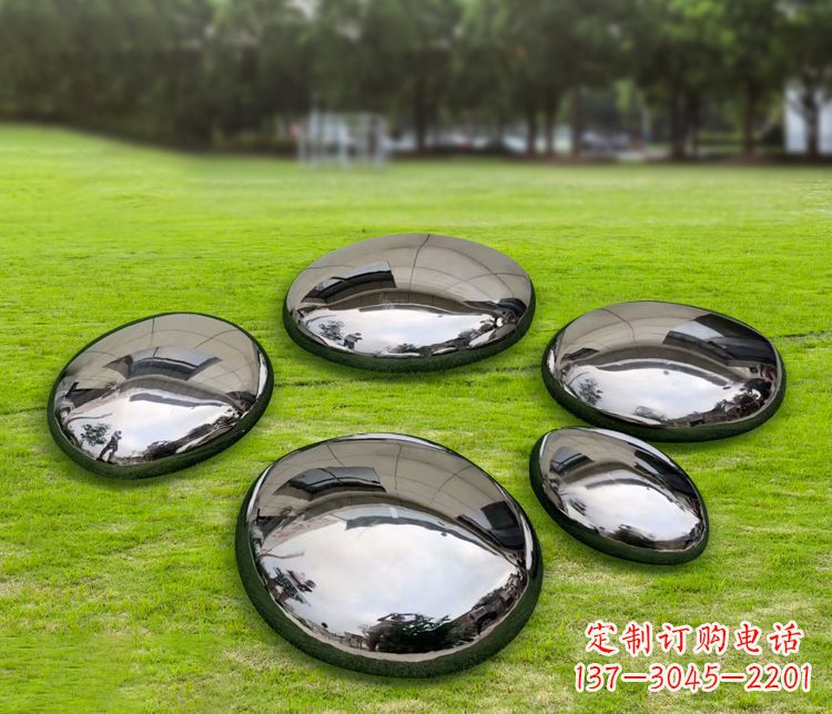 泉州不锈钢镜面鹅卵石雕塑