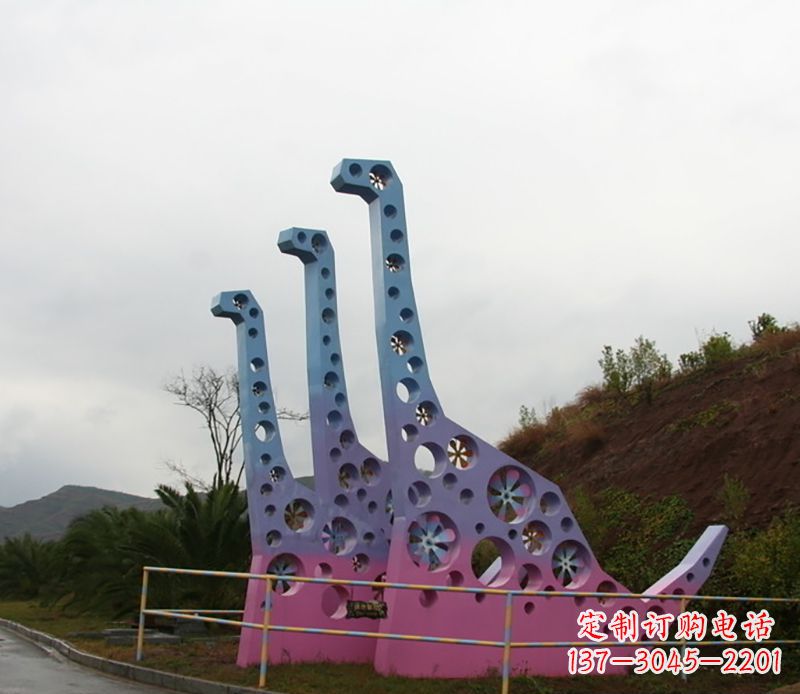 泉州不锈钢恐龙雕塑精致的古代艺术
