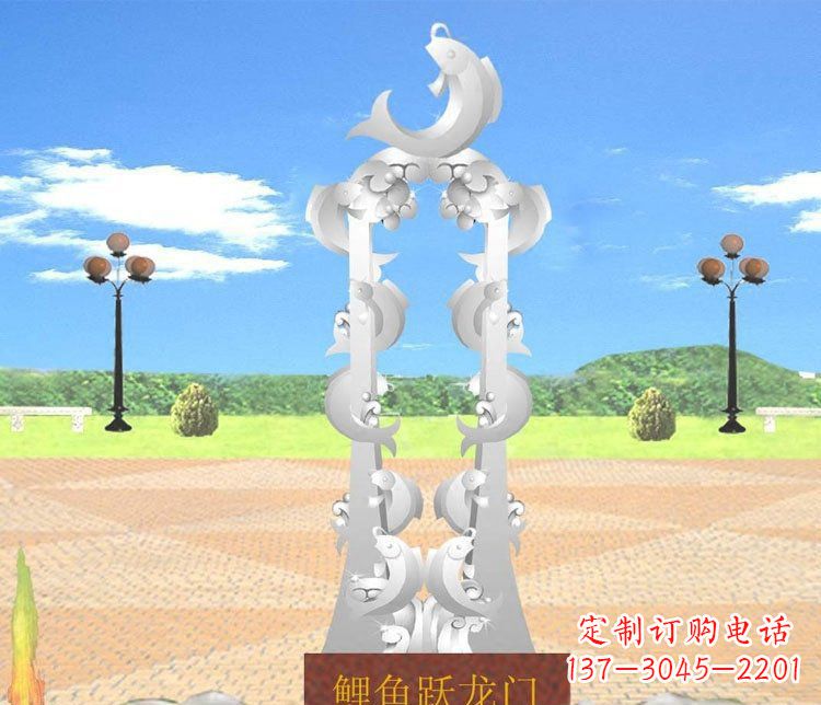 泉州不锈钢鲤鱼跃龙门的传奇