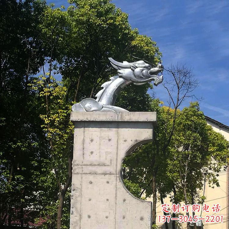 泉州不锈钢龙雕塑——传承中华文化精髓