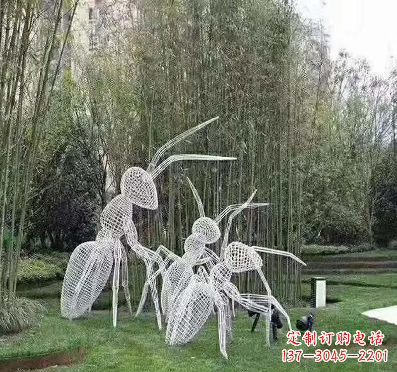 泉州不锈钢镂空蚂蚁雕塑艺术细节的精彩绝伦