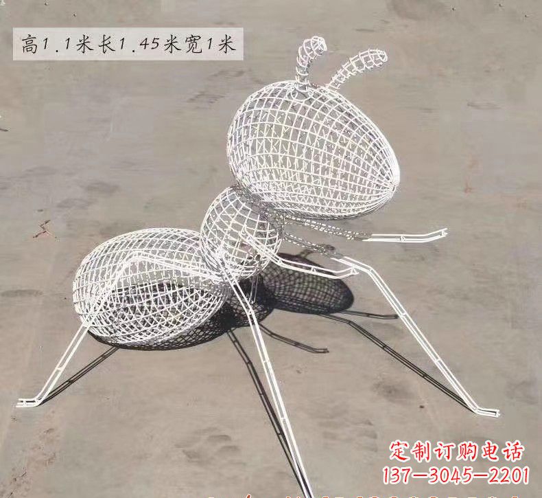 泉州不锈钢镂空蚂蚁雕塑