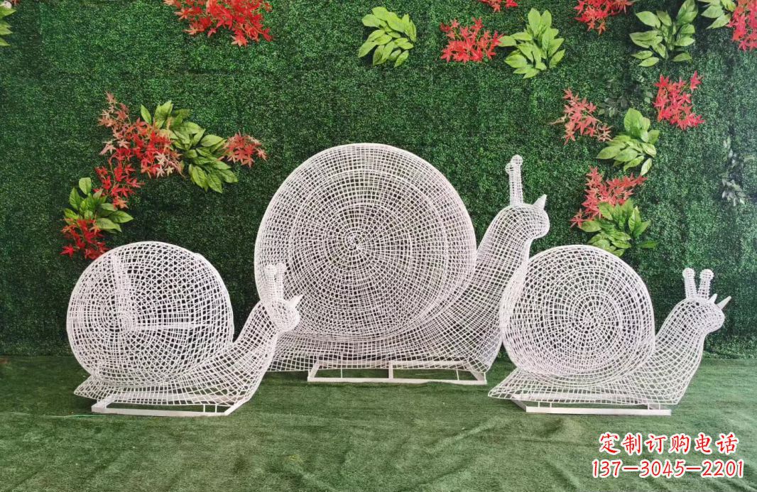 泉州不锈钢镂空蜗牛雕塑11