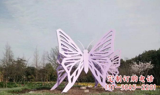 泉州不锈钢旅游区蝴蝶雕塑