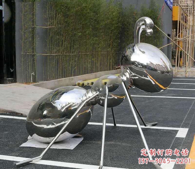泉州不锈钢蚂蚁雕塑——艺术的融合