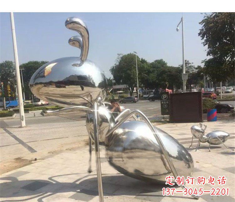 泉州不锈钢蚂蚁雕塑艺术与自然的完美结合