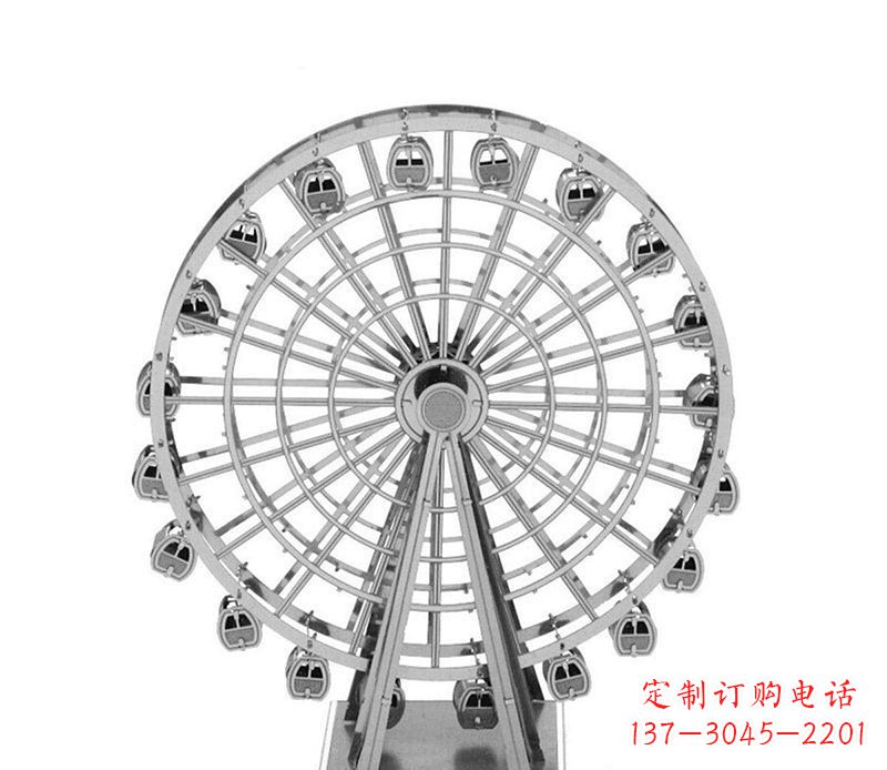 泉州不锈钢摩天轮雕塑引领城市风采