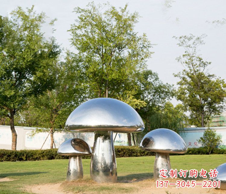 泉州不锈钢蘑菇雕塑精致而美观