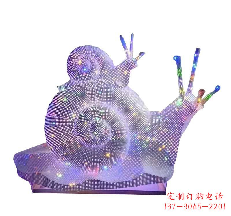 泉州不锈钢蜗牛雕塑一件精美的艺术品