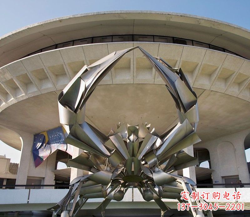泉州不锈钢螃蟹雕塑户外