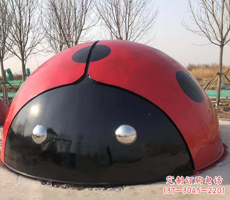泉州不锈钢瓢虫雕塑