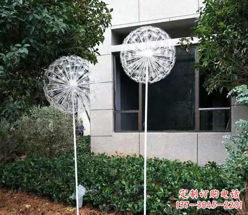 泉州不锈钢蒲公英雕塑绚丽多彩