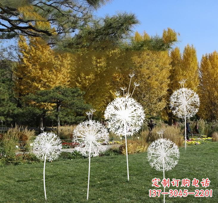 泉州不锈钢蒲公英景观雕塑