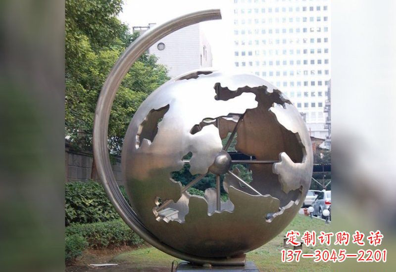 泉州不锈钢地球仪雕塑艺术与科学的结合