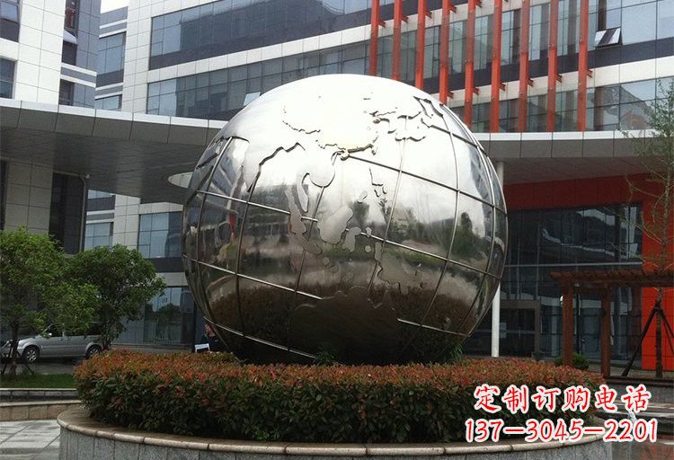泉州不锈钢地球雕塑传递环保意识