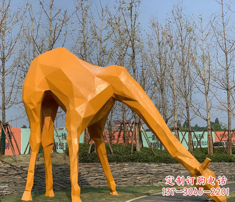 泉州不锈钢雕刻的精美动物雕塑